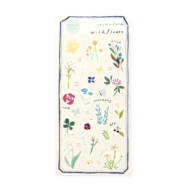 Kamiiso Sansyo X Tamura Miki Sticker: Wild Flower