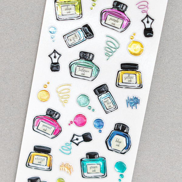 Decoration Sticker: Fountain Pen Ink