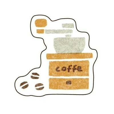 Furukawa Shiko Pochitto Washi Flake Sticker: Coffee