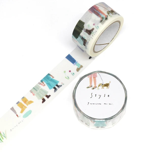 Kamiiso Sansyo x Miki Tamura Washi Tape: Dog
