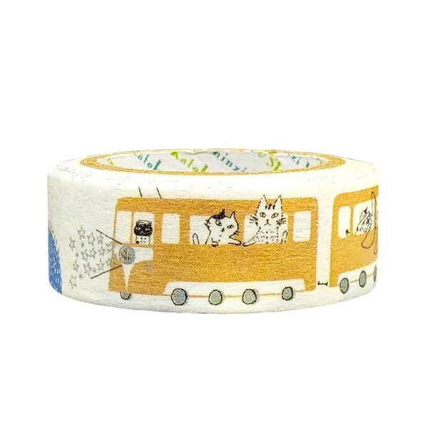 Shinzi Katoh Washi Tape: Cat Office Goche