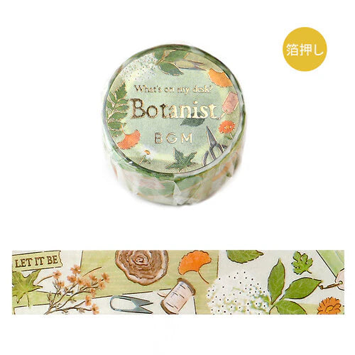 BGM My Desk Washi Tape: Botanist