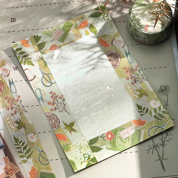 BGM My Desk Washi Tape: Botanist