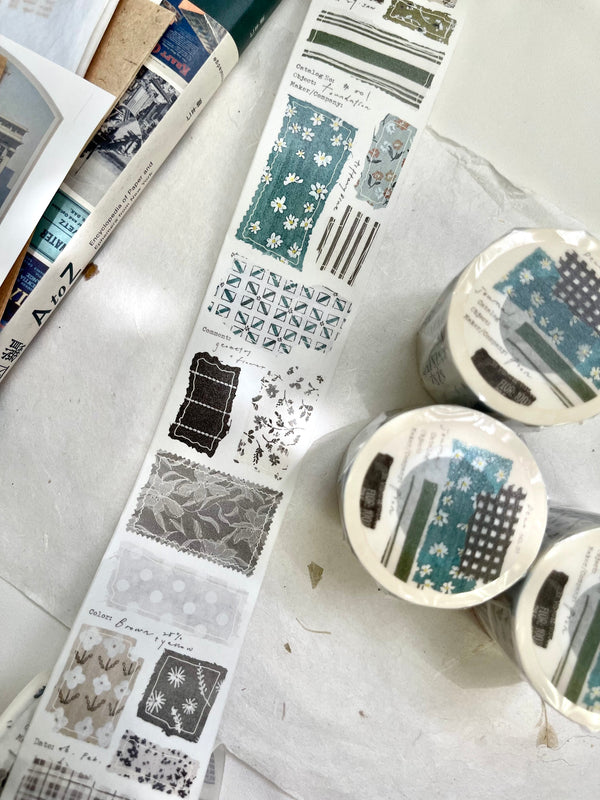 Pion 2015 Washi Tape: Cloth (Die Cut)