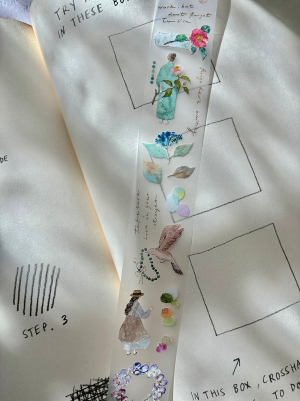 Pion 2015 Washi Tape: Mini Girl 2 (PET)