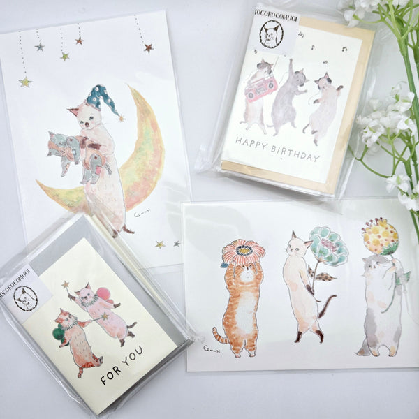 Tokoro Comugi Mini Card - Happy Birthday 2
