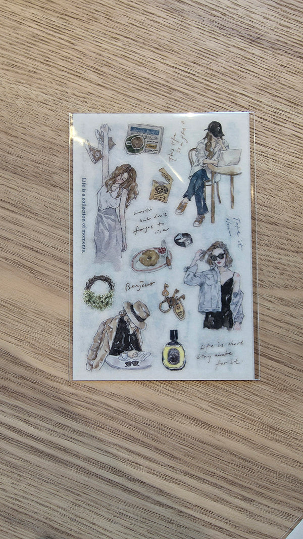 Pion 2015 Deco Sticker: Chill (3 Sheets)