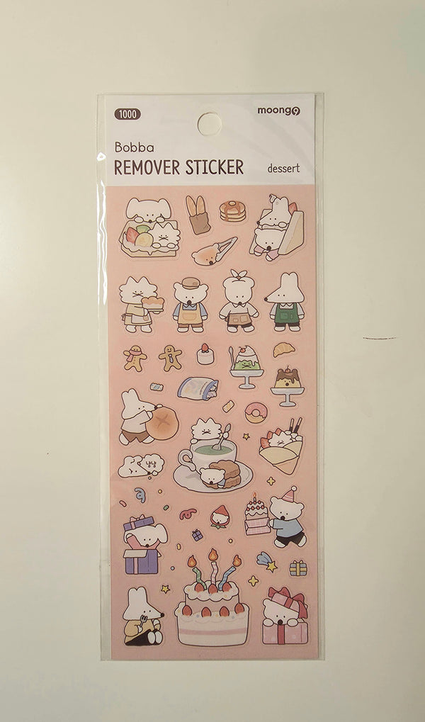 Moong9 x Boba Remover Stickers: Business