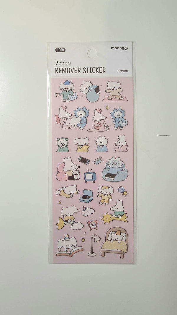 Moong9 x Boba Remover Stickers: Dream