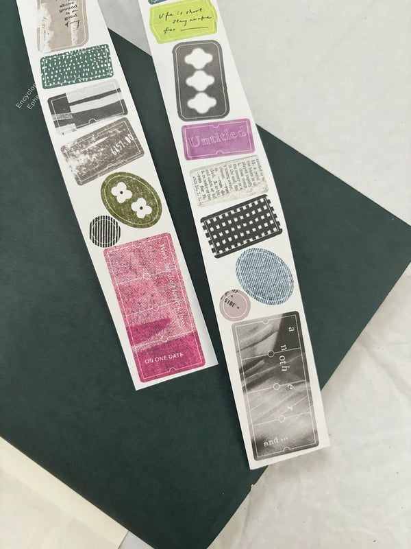 Pion 2015 Washi Tape: Label (Die Cut)