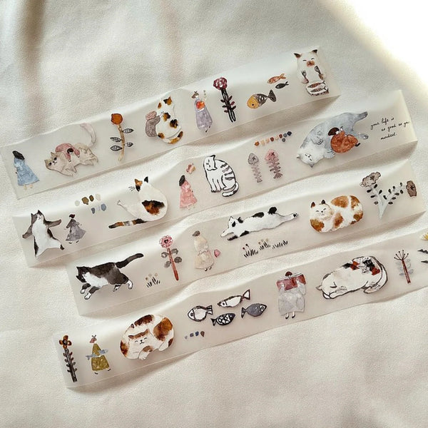 Pion 2015 Washi Tape: Cat (PET)