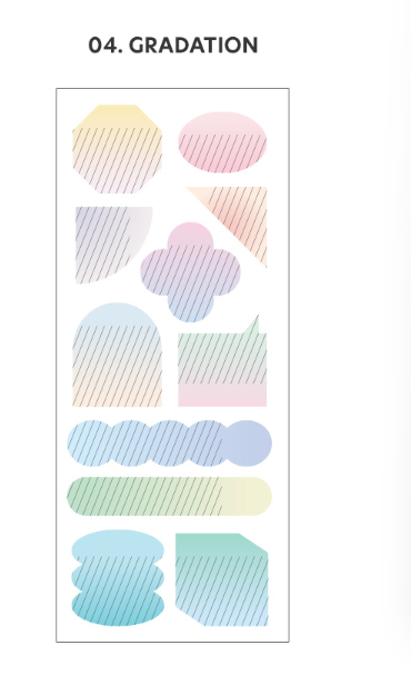 Iconic Index point Sticky Notes: Gradation