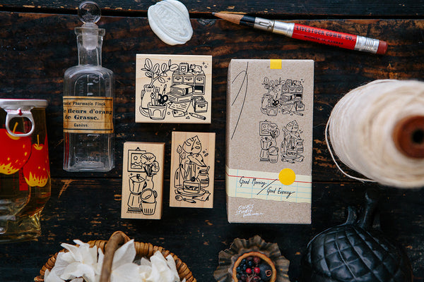 Ours Good Morning/Good Evening Stamp Set