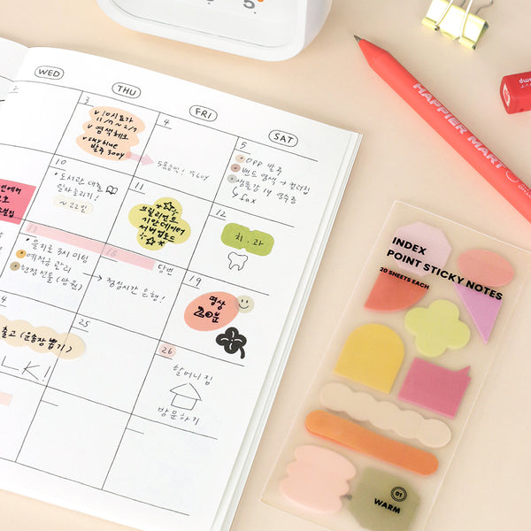Iconic Index point Sticky Notes: Foggy