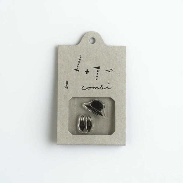 Mizushima JIZAI Clear Combi Stamp: Hat and Shoes