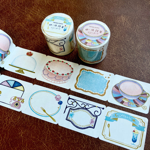 Papier Platz x Ara Karudo Rolled Sticky Notes – Cake and Tea&nbsp;