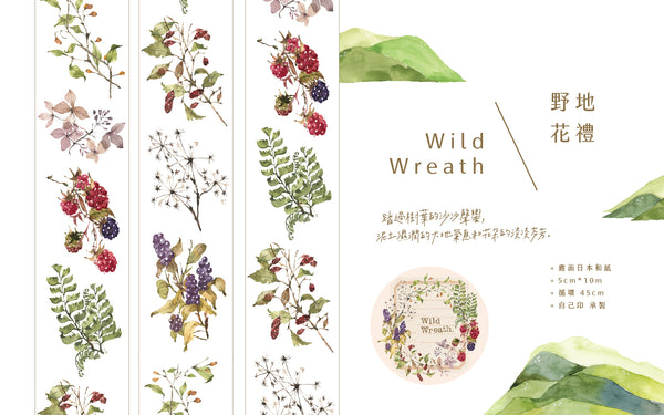 OURS Washi Tape: Wild Wreath 2