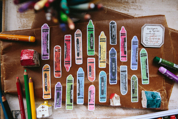 OURS Crayon Sticker Pack