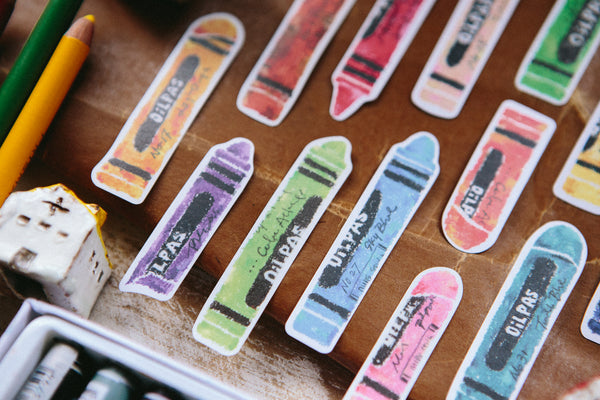 OURS Crayon Sticker Pack