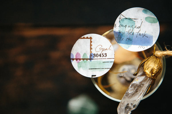 OURS Turquoise Blue Transfer Sticker