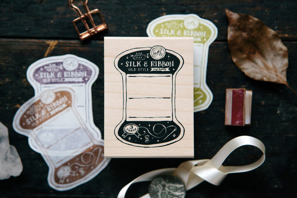OURS Thread Card Rubber Stamp