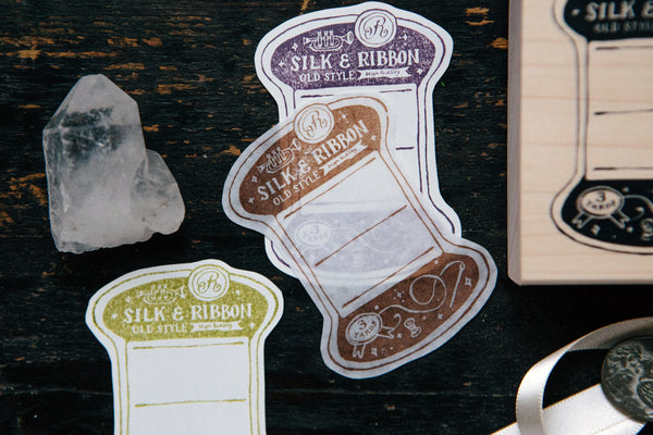 OURS Thread Card Rubber Stamp