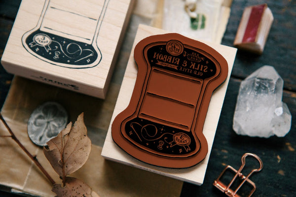 OURS Thread Card Rubber Stamp