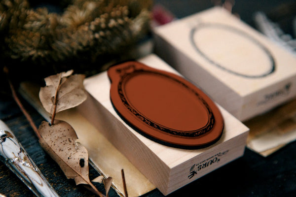 Ours Eclipse Embroidery Hoop Rubber Stamp