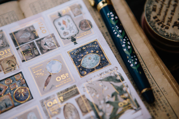 OURS Collections of Museum Stamp Style Sticker