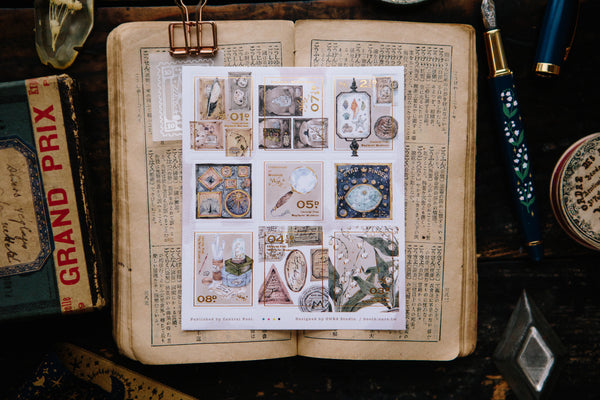 OURS Collections of Museum Stamp Style Sticker