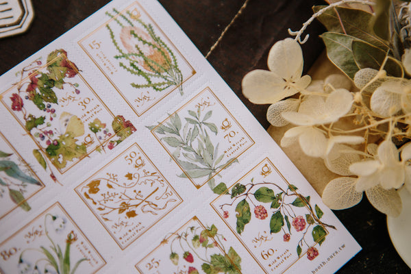 OURS Wild Wreath 2 Stamp Sticker
