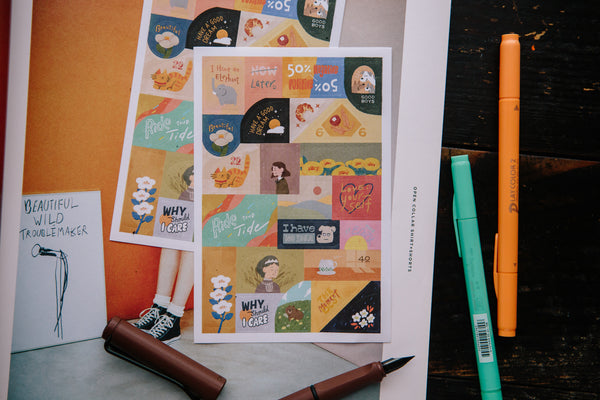 OURS Those Little Thoughts Sticker