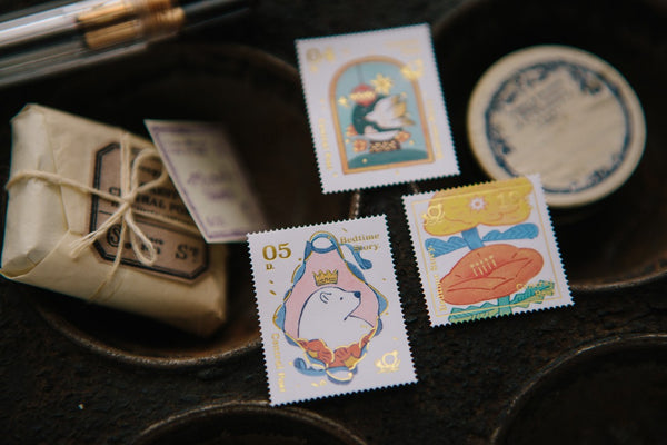 OURS Bedtime Story Stamp Sticker