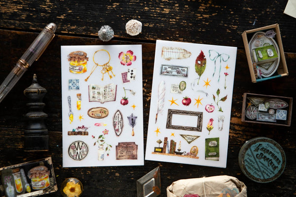 OURS Desk of Botanist Transfer Sticker