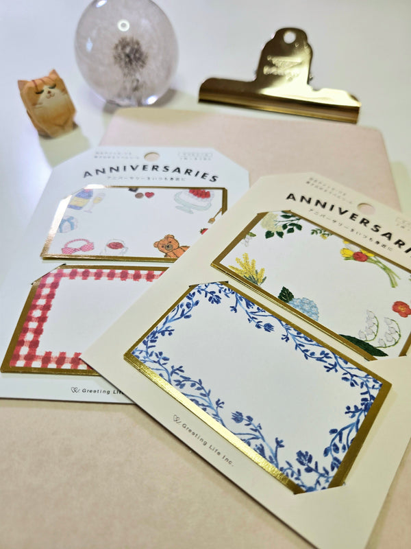 Greeting Life x Yusuke Yonezu Anniversaries Stickers: Flower Label Seals