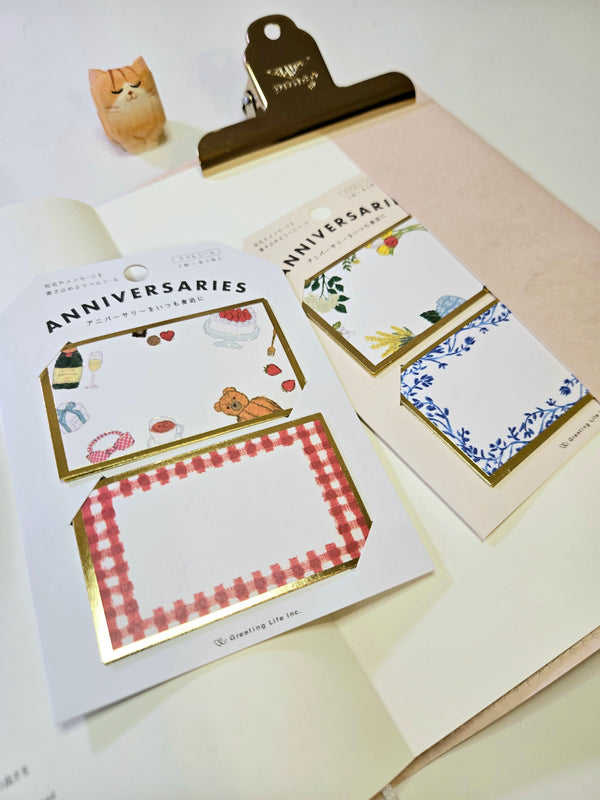 Greeting Life x Yusuke Yonezu Anniversaries Stickers: Bear Label Seals