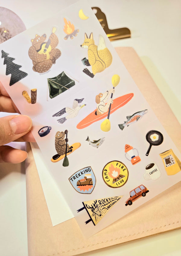 Greeting Life x Okataoka Hello Mellow Film Sticker
