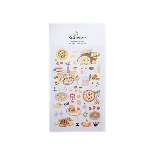 Suatelier Design x Daily Deco Sticker: Food Trip #1
