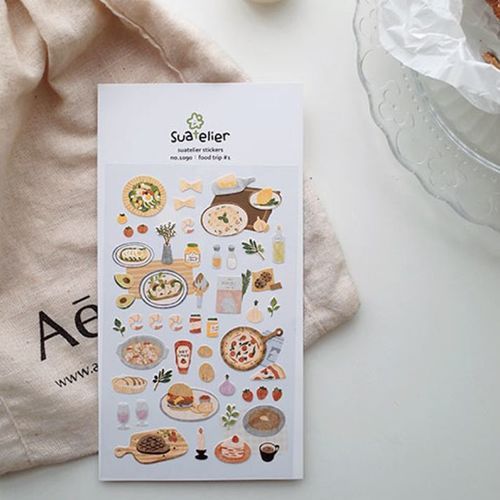 Suatelier Design x Daily Deco Sticker: Food Trip #1
