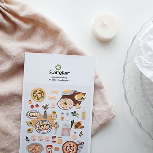 Suatelier Design x Daily Deco Sticker: Food Trip #1