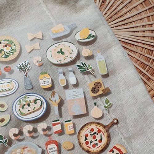 Suatelier Design x Daily Deco Sticker: Food Trip #1
