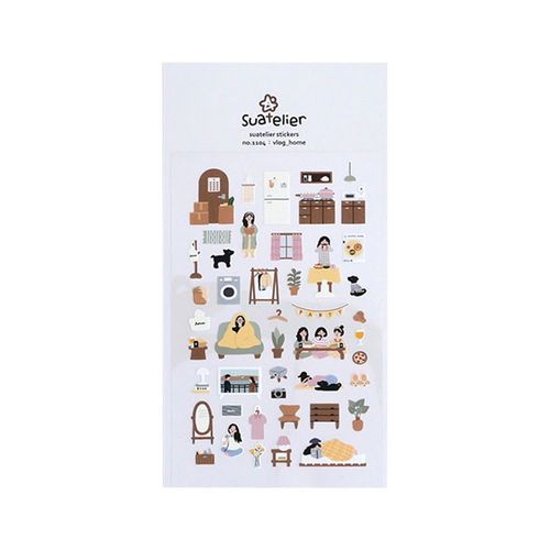 Suatelier Design x Daily Deco Sticker: Vlog Home