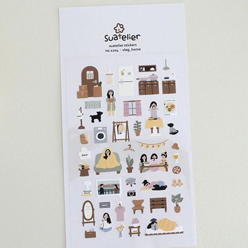 Suatelier Design x Daily Deco Sticker: Vlog Home