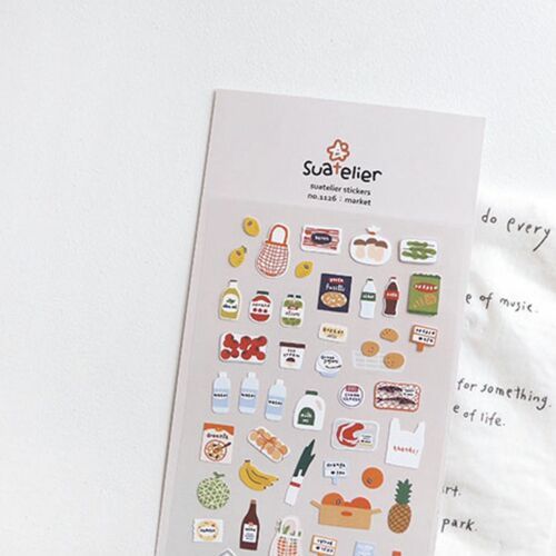 Suatelier Design x Daily Deco Sticker: Market