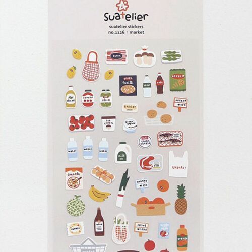 Suatelier Design x Daily Deco Sticker: Market