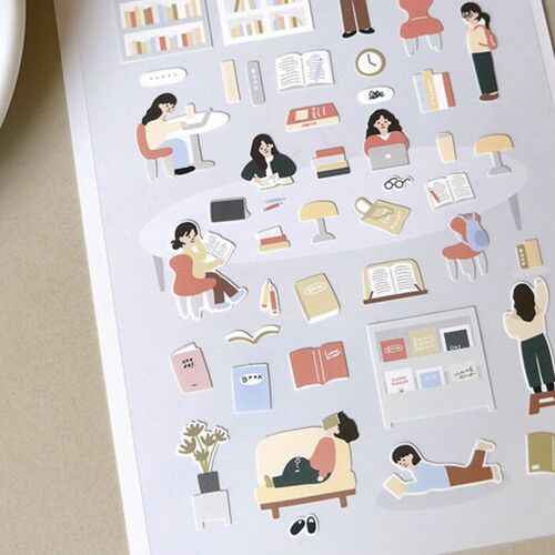 Suatelier Design x Daily Deco Sticker: In the Library