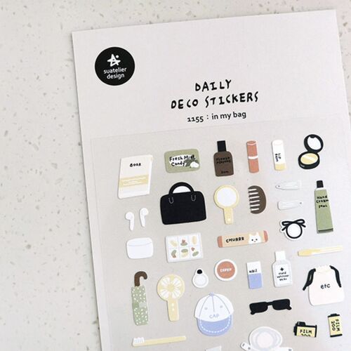 Suatelier Design x Daily Deco Sticker: In My Bag