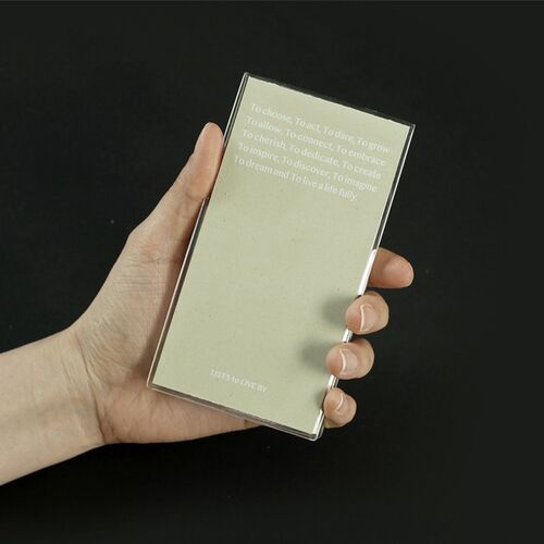 Paperian: LISTS to LIVE BY 3-Row Daily Handy Planner