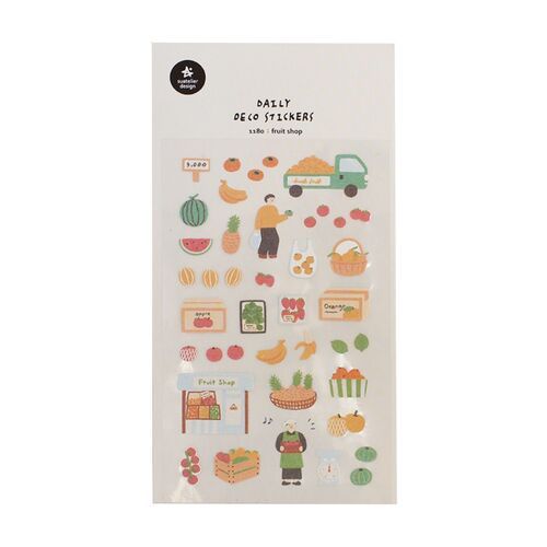 Suatelier Design Daily Deco Stickers: Fruit Shop