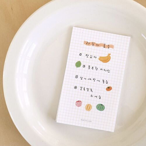 Suatelier Design Daily Deco Stickers: Fruit Shop